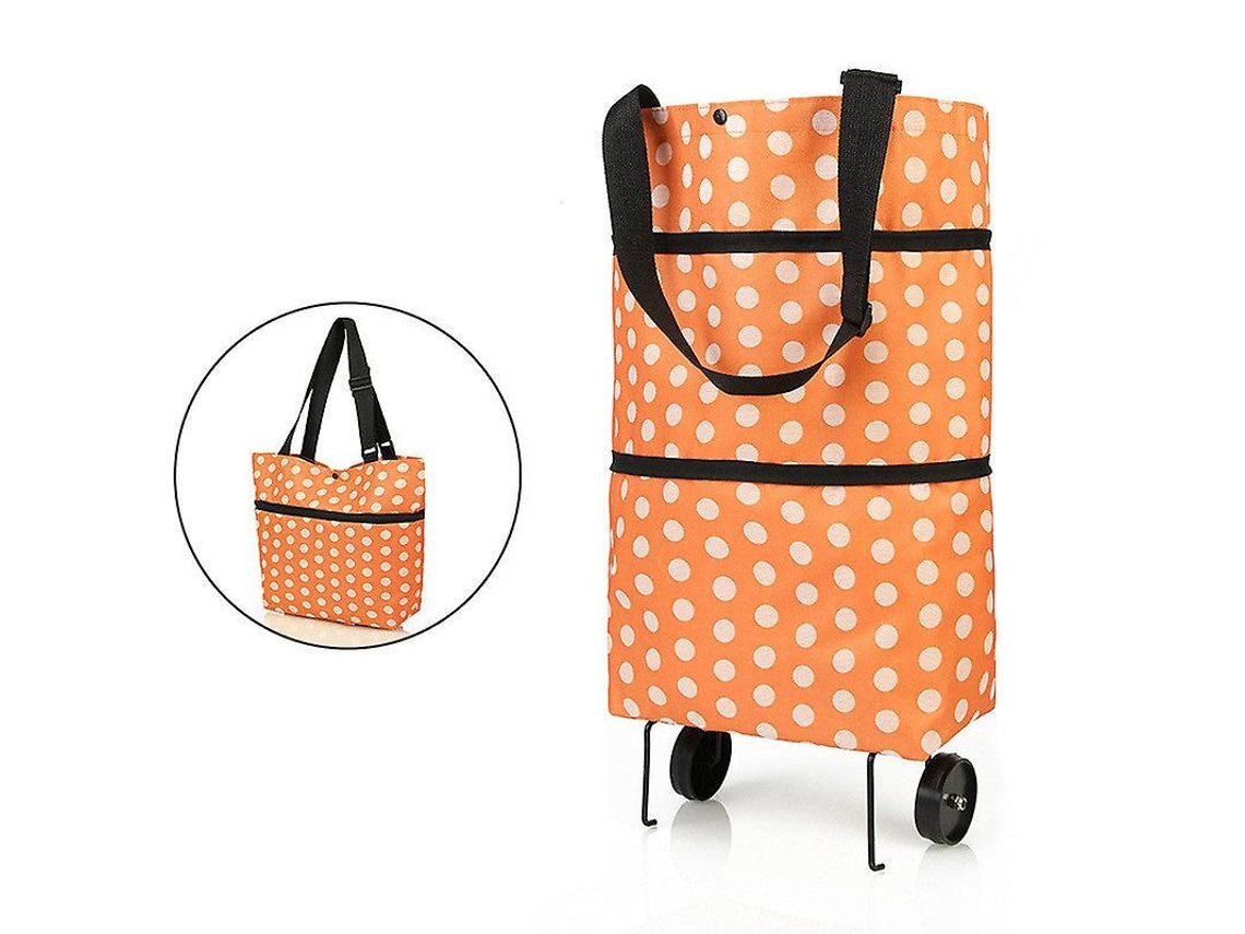 Carritos de compra plegables GOKOCO, bolsas de compra reutilizables con ruedas