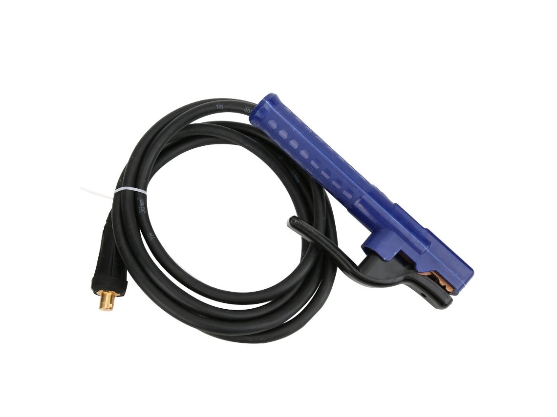 Pinza Para Electrodos 3m 500a Con Cable De 35 Mm² Para Soldadora Mma Arc