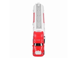 Dan26-juguete De Coche De Tracción Hacia Atrás Con Batería Modelo De Vehículo Simulado De Aleación Para Niños Color Rojo