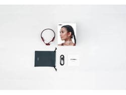 Auriculares Bluetooth Multipoint SHOKZ Openrun (Open Ear - Micrófono - Rojo)