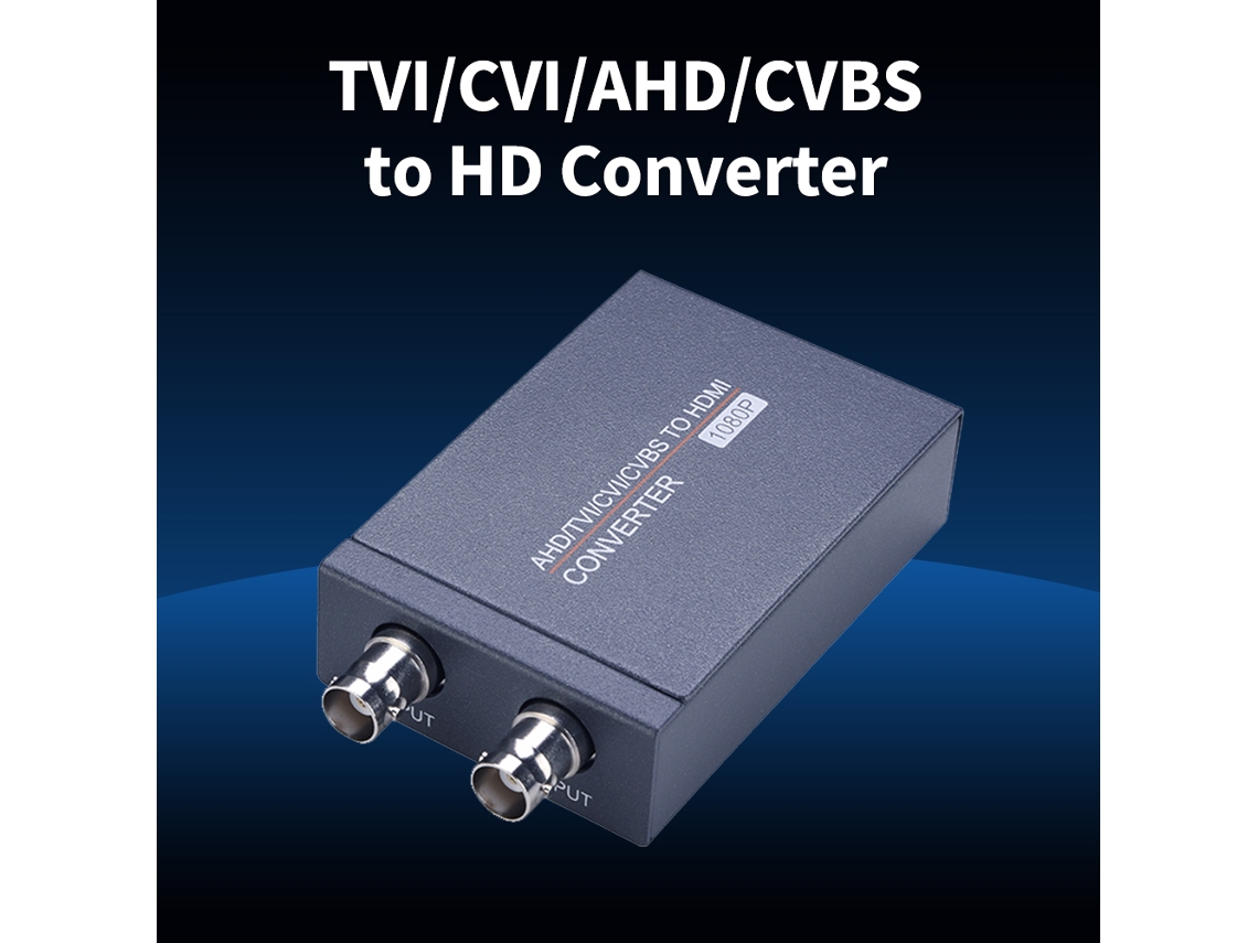Conversor De Tvi/cvi/ahd/cvbs 4 En 1 A Hd Con Soporte De Salida 720p/1080p Para Monitoreo