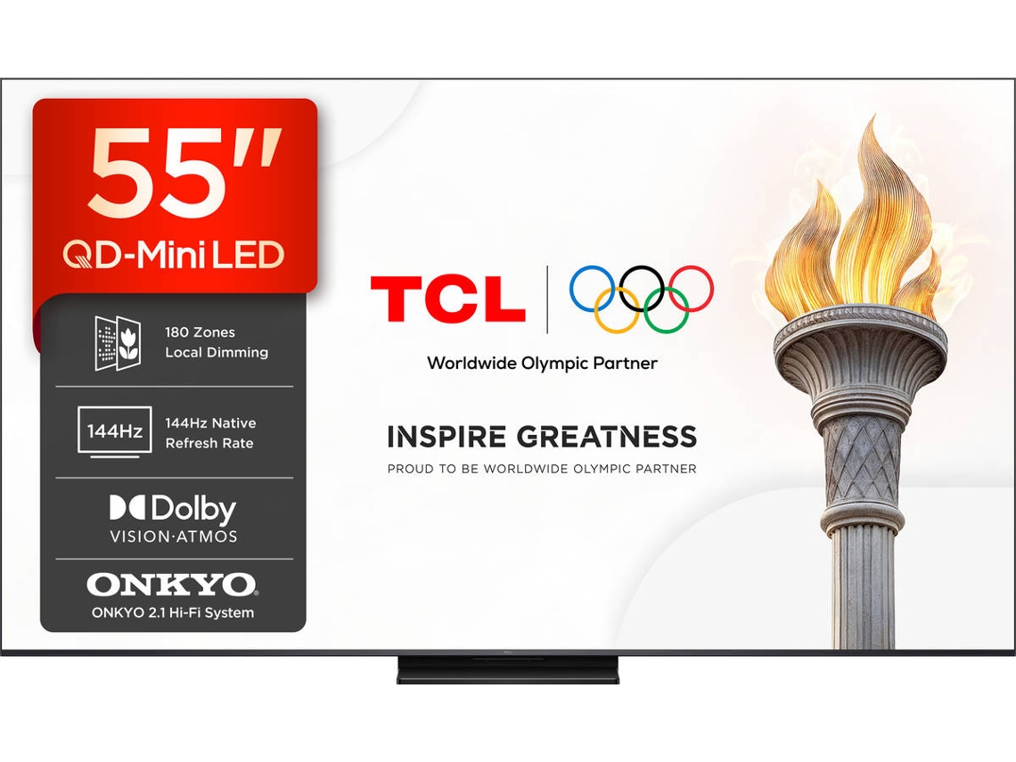 TV TCL 55C6K PRO (QD MINILED - 55'' - 140 cm - 4K Ultra HD - Smart TV)