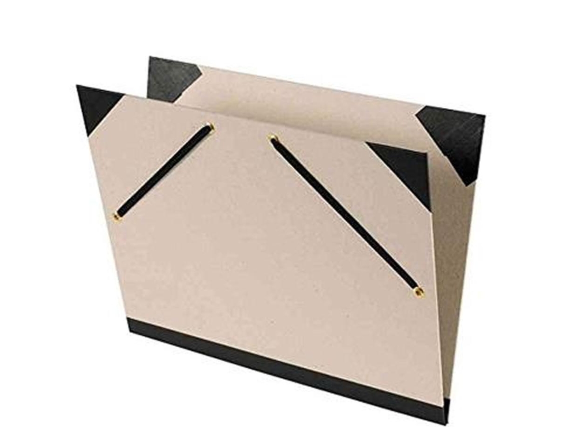 Carpeta Dibujo 2 Gomas 37X52Cm Canson Brut Gums Gris