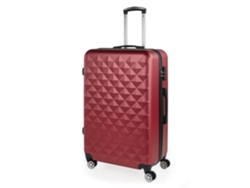Maleta Abs Grande ITACA Diamond granate (49,5X77,5X27 Cm - 91L)