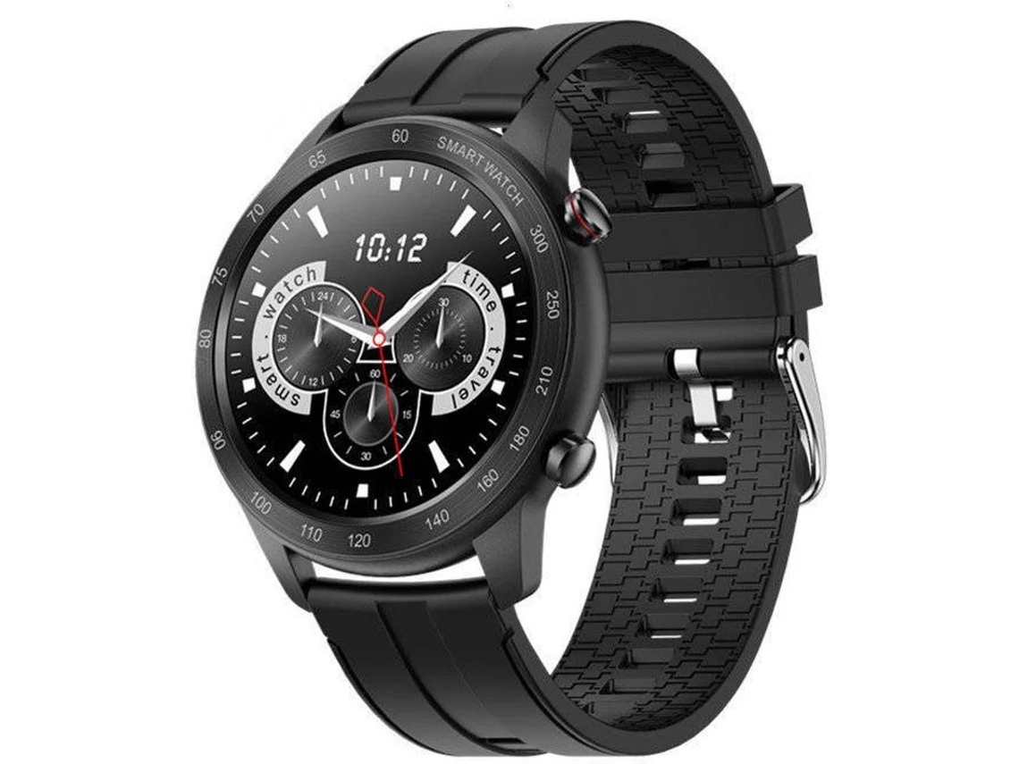 Reloj inteligente deportivo para hombre, resistente al agua IP68, con Bluetooth, llamadas y monitor de ritmo cardíaco durante el sueño (negro)