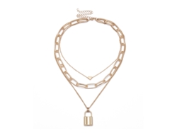Joias De Ouro, Belos Fechos E Formas De Chave, Colar De Corrente Grossa, Adequado Para Mujeres, Hombres, Niñas, Adolescentes, Moda Atrevida*