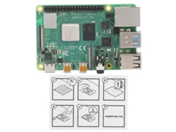 Placa Base Para Raspberry Pi 4b Broadcom Bcm2711 1.5ghz Quad Core Con Bluetooth Usb Hdmi