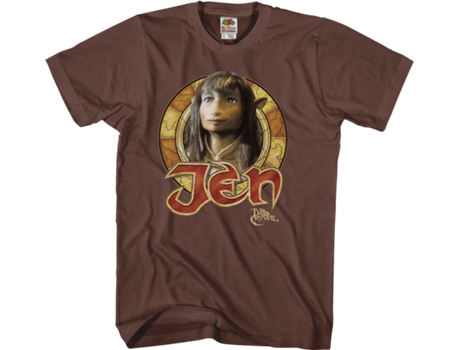 Camiseta Unisexo DEEPSTONE Jen Dark Crystal Café (L)