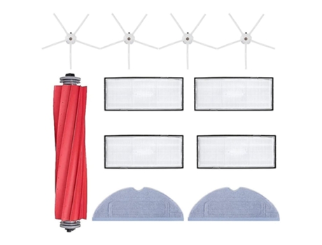 Conjunto de 11 peças de acessórios para xiaomi roborock s7 s7+ t7 t7s t7plus branco