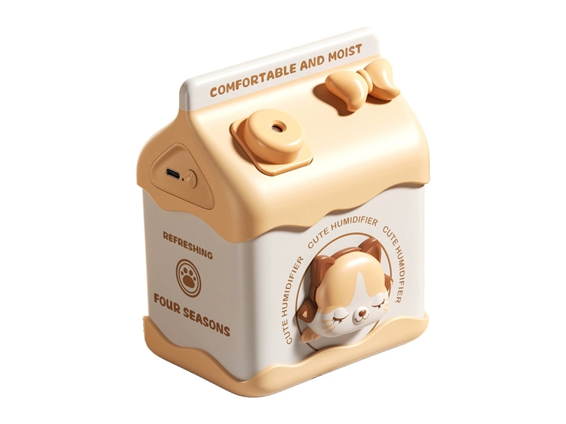 Humidificador De Aire Ultrasónico Recargable Por Usb (caqui, Tipo C)