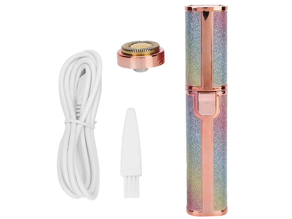 2026-afeitadora Eléctrica Para Mulher Depiladora Facial E Corporal Com Luz Usb