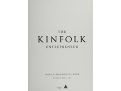 Libro The Kinfolk Entrepreneur de Nathan Williams  (Inglés)