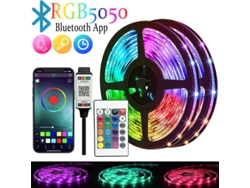 El Led Rgb 5050 De Išmanioji Admite Función Bluetooth, 15 M Con Música Sincronizada