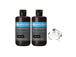 Resina UV de alta precisión y curado rápido, 2 kg, transparente, OEM