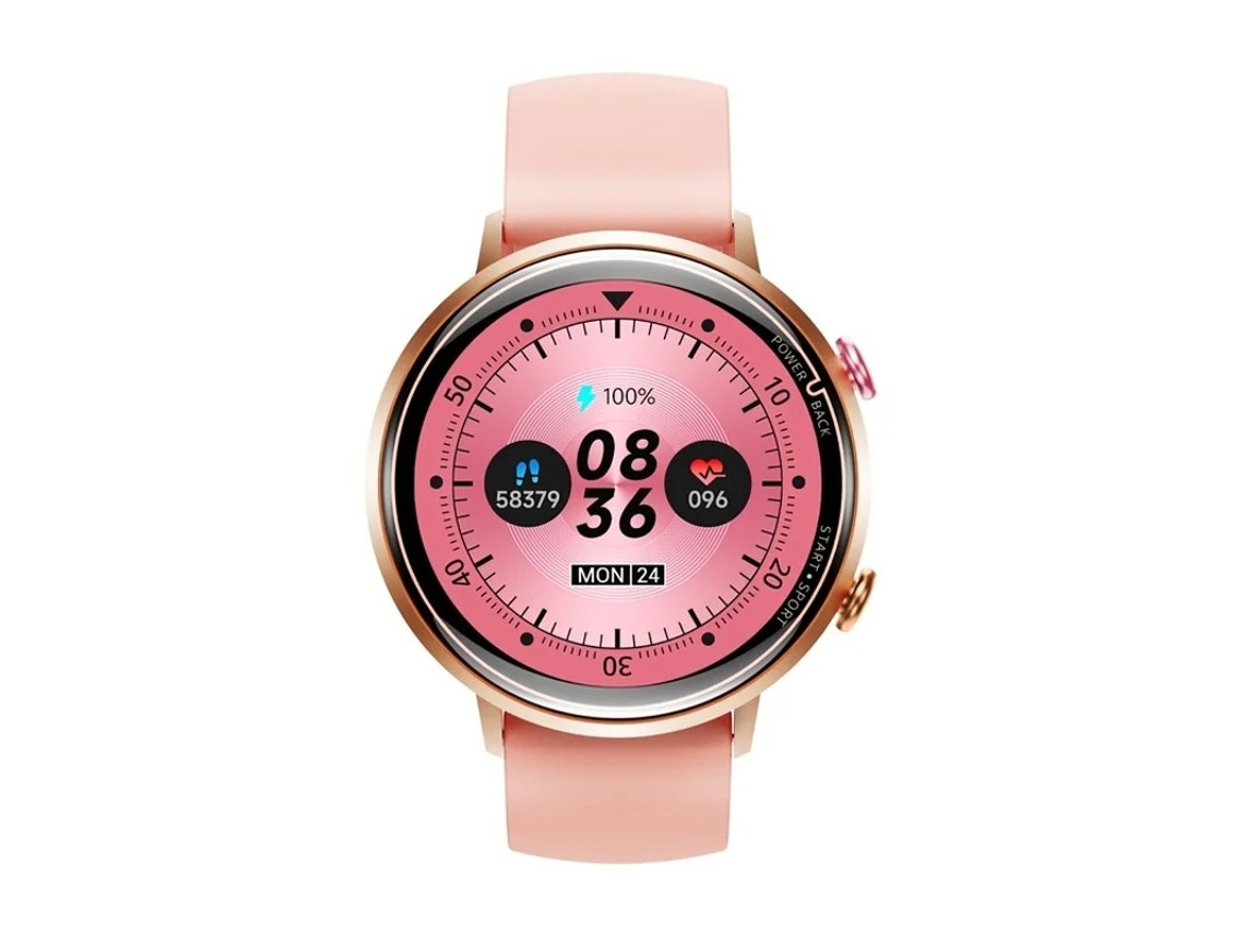 Reloj inteligente AMOLED HD de 1,32 pulgadas para mujer, con más de 100 modos deportivos, monitor de ritmo cardíaco y sueño, rastreador de actividad física Bestvite