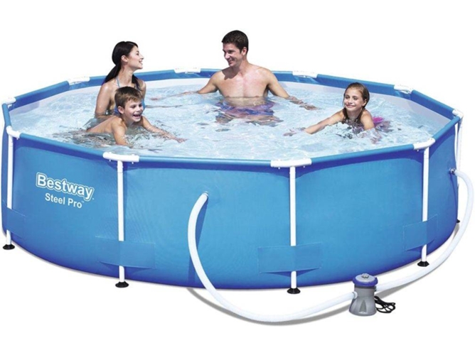 Bestway Conjunto de piscina Sirocco redondo azul 305 cm 56408