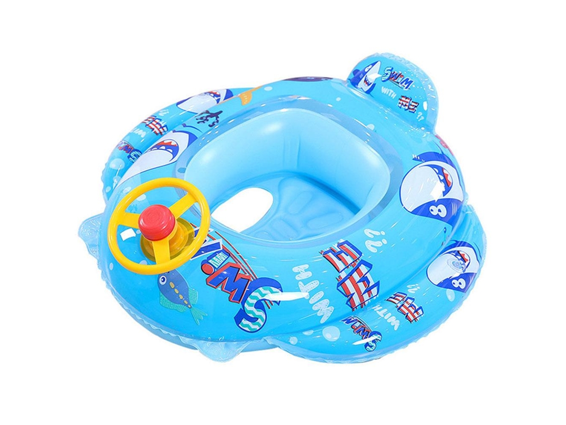 Anillo flotante con asiento de seguridad para niños de 1 a 6 años.