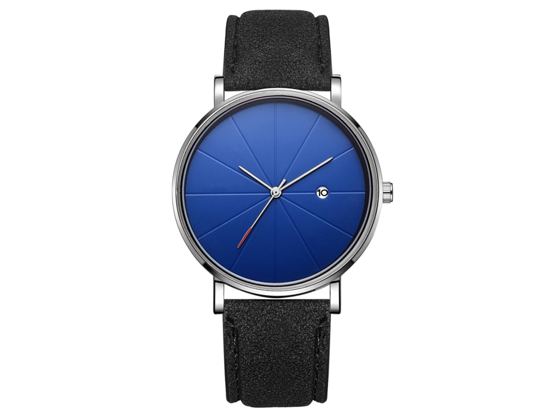Reloj De Pulsera Analógica De Cuarzo Con Dial Redondo Moda Simple Joyería Accesorio