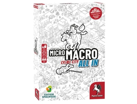 Juego PEGASUS SPIELE Micromacro: Crime City 3 - All In (Edad Mínima Recomendada: 12 años - Inglés)