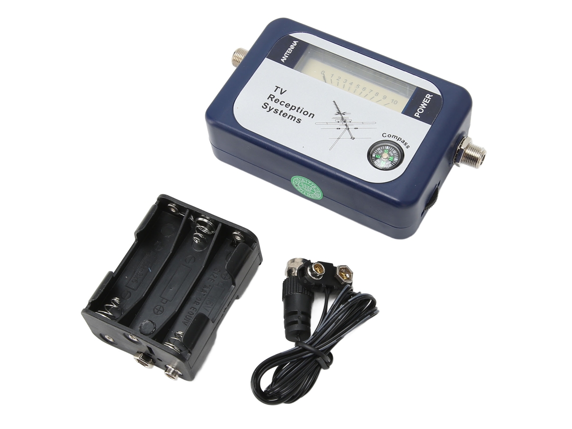 Buscador Digital De Señal Satelital Con Brújula E Iluminación Para Antenas De Tv De 170-860 Mhz.
