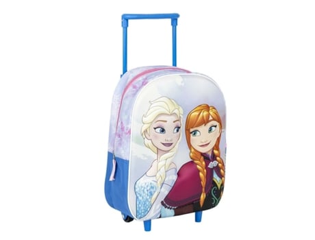 Mochila Escolar con Ruedas FROZEN Azul 25 x 31 x 10 cm