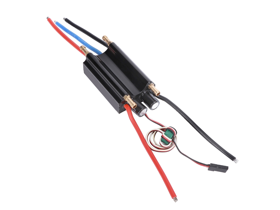 Controlador De Velocidad Eléctrico Sin Escobillas De 60 A Resistente Al Agua Para Accesorios De Barcos Rc