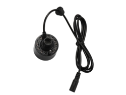HYMNORA Nebulizador para Reptiles, Humidificadores con Luces LED Coloridas, Mister para Terrarios de Anfibios, Nebulizador Automático para Terrario de Dragón 