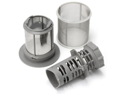 Filtro para lavavajillas Hotpoint Ariston Indesit, C00256571 + C00256572 pig AQUAFORGE