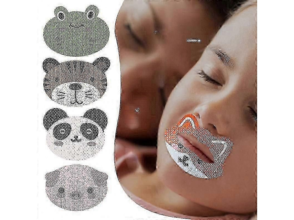 Tiras adhesivas para ayudar a los niños a dormir - 30 unidades - Cinta oral para soporte respiratorio - Solución antironquidos para un mejor descanso TAISHENGDA