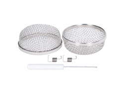 Casco de ventilación de acero inoxidable para calentador de agua (2 unidades)