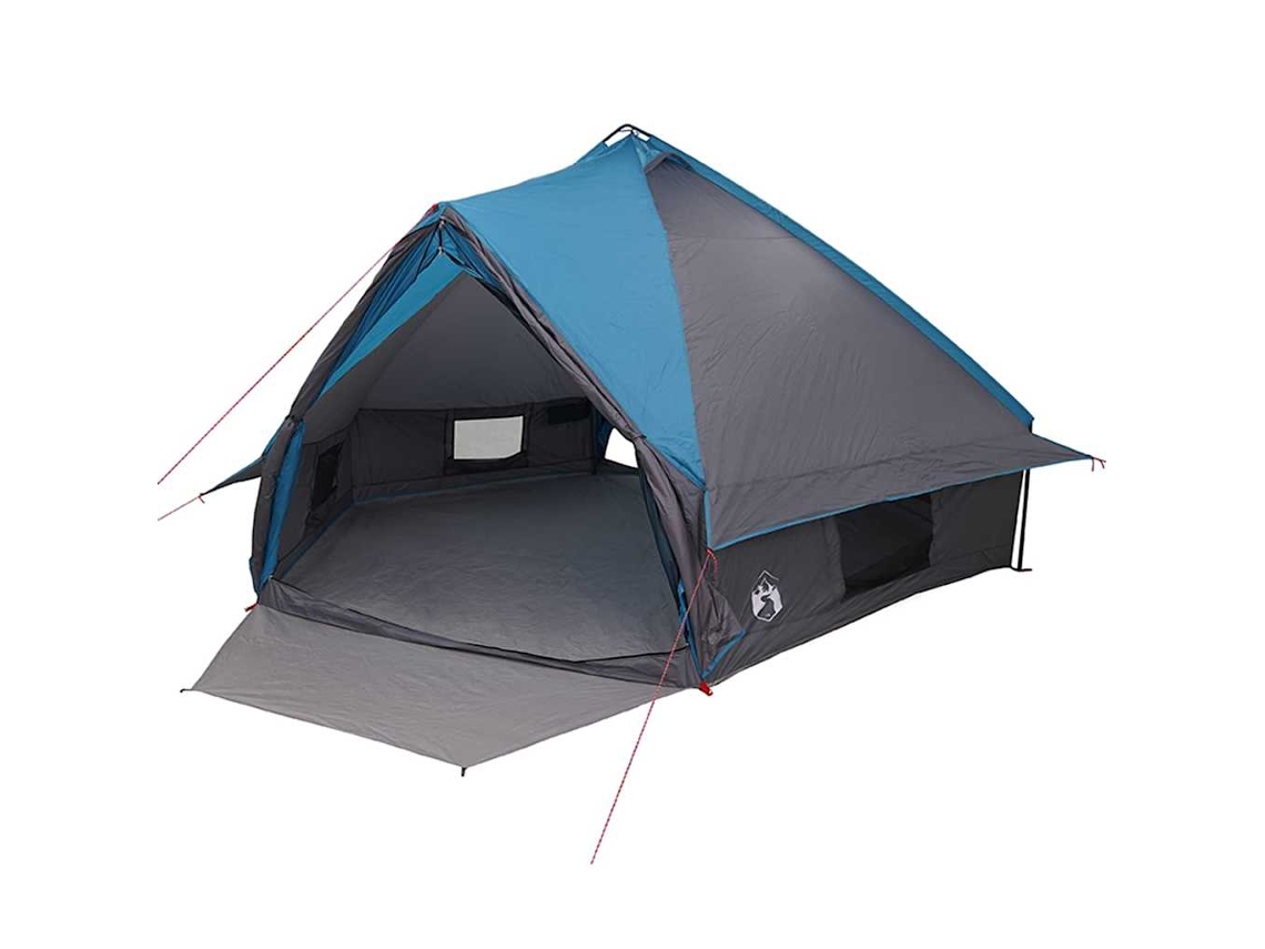 Tienda De Campaña Teepee Para 10 Personas Con Techo Azul Y Gris