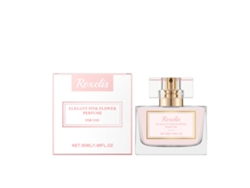Elegante perfume floral de rosas