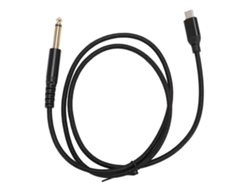 Cabo Usb C Para Ts Plug And Play 6.35mm 1/4 Polegada Para Guitarra Eléctrica Baixo Mixer Pc Smartphone 2m