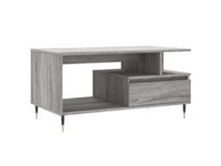 Maison Exclusive - Mesa De Centro Madera Contrachapada Gris Sonoma 90x49x45 Cm