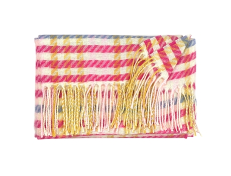 Pañuelo Borlas - Pata De Gallo Tira Amarillo Rosa Pañuelo Borlas - Pata De Gallo Tira Amarillo Rosa JEIIBRZUI