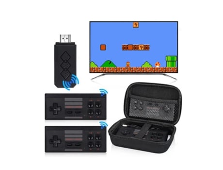 Consola Retro Hdmi 2 Mandos con 1600 Juegos Portátil F