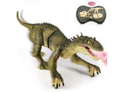Juguetes De Dinosaurio De Control Remoto 2.4g Robot Dinosaurio Juguetes Dinosaurio Electrónico Caminando Rugiente Verde Gertiz