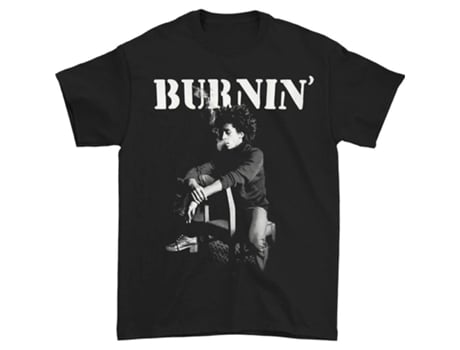 Camiseta ROCKINSTONE Bob Marley Burnin' (S)