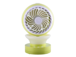 Mini Ventilador (enfriamiento Por Spray, Silencioso Y Portátil) Mini Ventilador Usb De Refrigeración Por Spray Dual (verde)