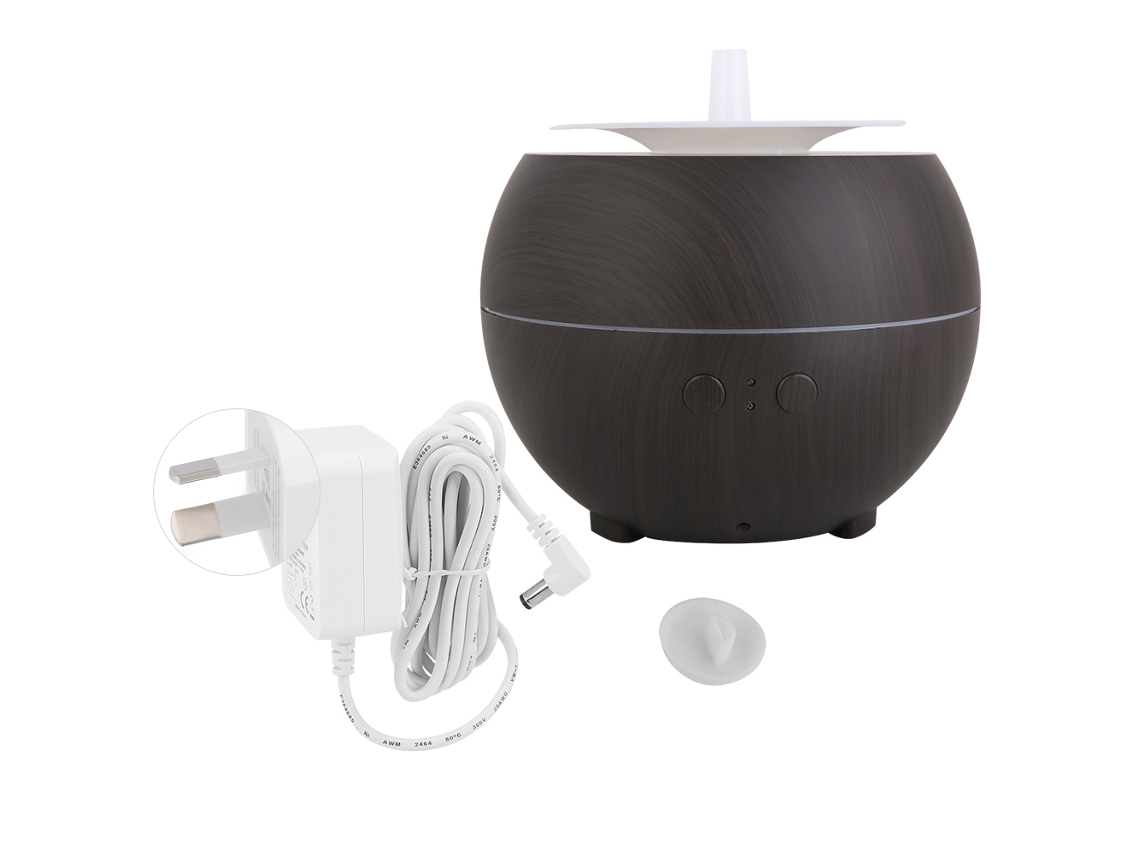 Humidificador Aromático Ultrasilencioso Con Purificador De Aire Usb Para El Hogar, La Oficina O El Coche (negro)