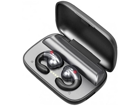 Auriculares Bluetooth True Wireless ENKERS 5.0 Sport Hanging con estuche de carga negro