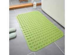 Alfombra De Baño Antideslizante Para El Hogar Con Ventosa Fuerte Para Ducha Y Masaje De Pies (verde Hierba/46x77cm) Gertiz
