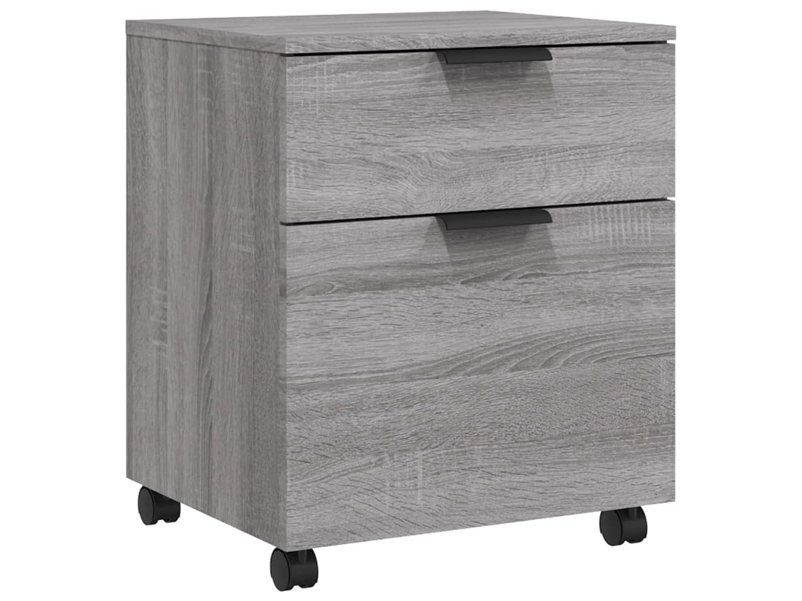Archivador móvil MAISON EXCLUSIVE en derivados de madera de roble Sonoma (45 x 38 x 54 cm)