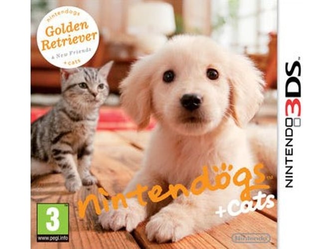 Juego Nintendo 3DS Nintendogs + Cats: Golden Retriever y Nuevos Amigos