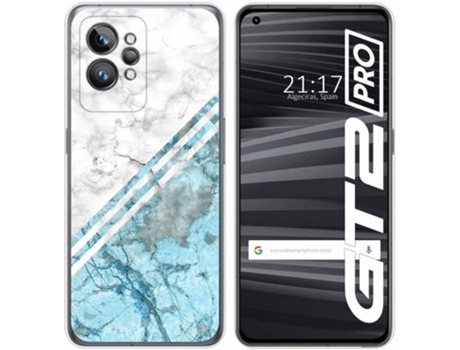 Carcasa para Realme GT 2 Pro 5G TUMUNDOSMARTPHONE Dibujos Mármol 02 Multicolor