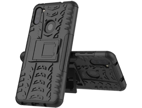 Carcasa Samsung Galaxy M11 HFS-HOUSE Kickstand Negro