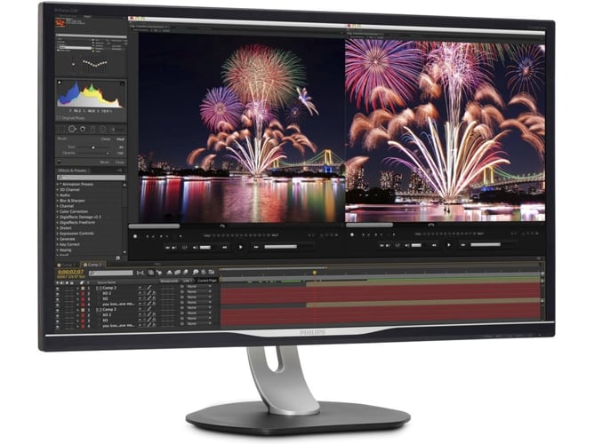 Monitor Profesional PHILIPS 328P6VUBREB/00 (32'' - 4 ms - LCD - 3840x2160 - UHD)