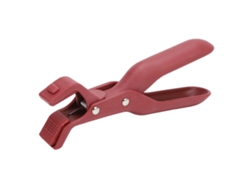 Pinzas Antiescaldaduras Para Platos Y Cuencos, Multifuncionales, Portátiles, A Prueba De Derrames, De Acero Inoxidable, Rojas.
