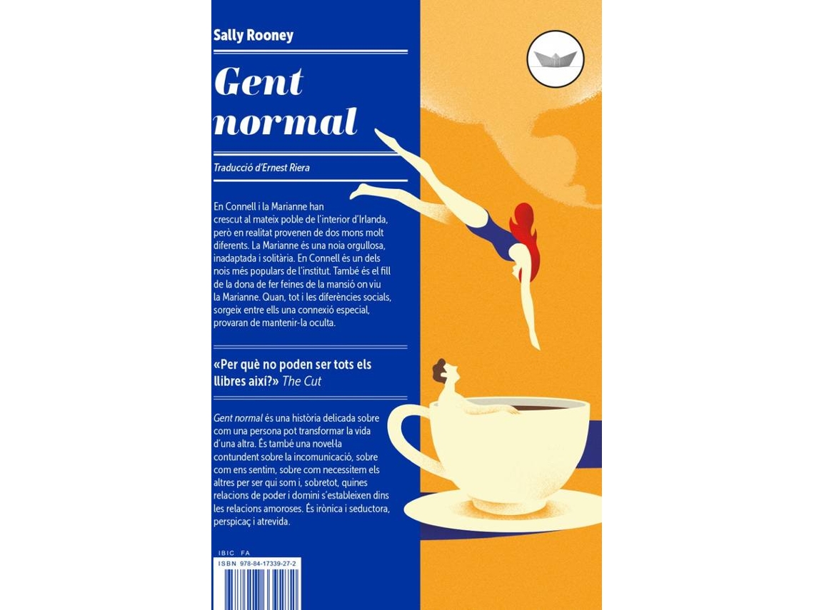 Libro Gent Normal de Sally Rooney (Catalán)