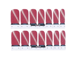 14 unidades de cinta adhesiva para esmalte de uñas, pegatinas DIY para herramientas de manicura